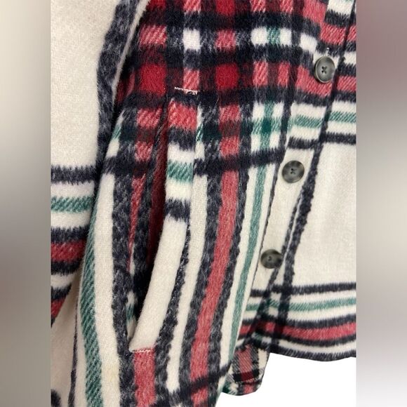 Natural Reflections Size L Plaid Shacket Shirt Jacket - Picture 6 of 11